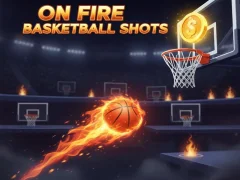Hra On Fire Basketball Shots online