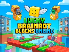 Hra Lucky Brainrot Blocks Online online