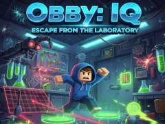 Hra Obby: IQ Escape from the Laboratory online
