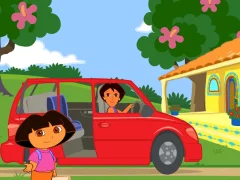 Hra Dora The explorer Dora's Ride-Along City Adventure online
