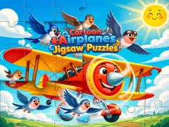 Hra Cartoon Airplanes: Jigsaw Puzzles online