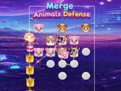 Hra Merge Animals Defence online