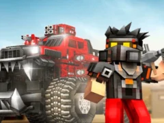 Hra Blocky Cars: Car Battle online