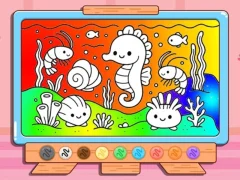 Hra Coloring Book: Kawaii Sea Animals online