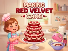 Hra Making Red Velvet Cake online