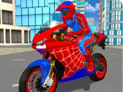 Hra Hero Stunt Spider Bike Simulator 3d 2 online