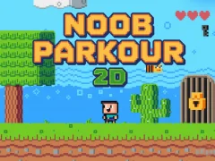 Hra Noob Parkour 2D online