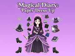 Hra Magical Diary: Paper Dress Up online
