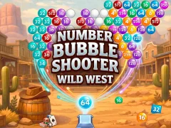 Hra Number Bubble Shooter Wild West online