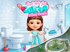 Hra Sweet Baby Girl Cleanup Messy House online