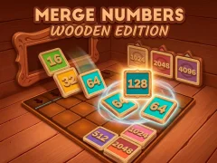 Hra Merge Numbers Wooden Edition online