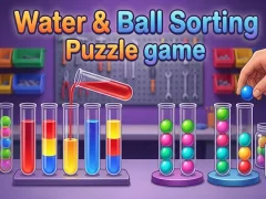 Hra Water & Ball Sorting Puzzle game online