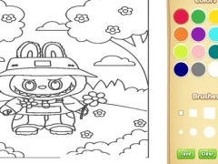 Hra Labubu Coloring Book For Kids online