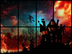 Hra Sliding Halloween Party online