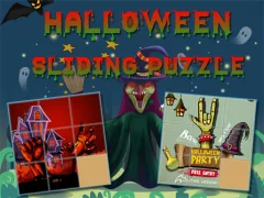 Hra Halloween Sliding Puzzle online
