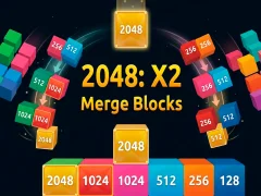 Hra 2048 X2 Merge Blocks online