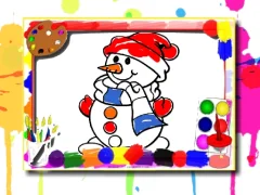 Hra Winter Coloring Book online