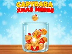 Hra Capybara Xmas Merge online