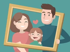 Hra Happy Family Puzzle online