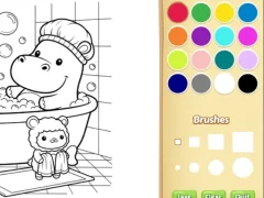 Hra Cozy Friends Coloring Book for Kids online