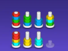 Hra Sort Puzzle - Nuts and Bolts online