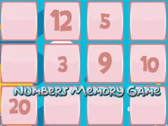 Hra Memory Game With Numbers online