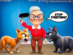 Hra Cat and Granny online