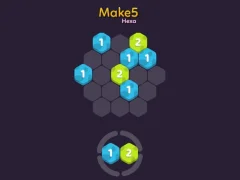 Hra Make 5 Hexa online