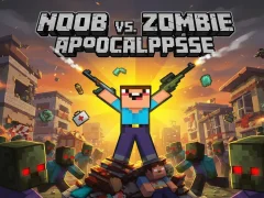 Hra Noob vs Zombie Apocalypse online