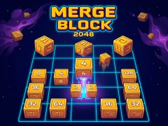 Hra Merge Block 2048 online