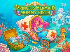 Hra Princess Mermaid Mommy Birth online