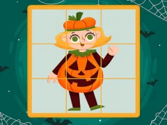 Hra Halloween Puzzles online
