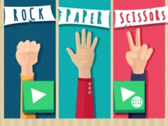 Hra Rock Paper Scissors online