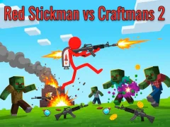 Hra Red Stickman Vs Craftmans 2 online