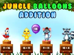 Hra Jungle Balloons Addition online
