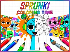Hra Sprunki Coloring Time online