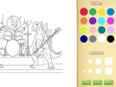 Hra Dinosaur Coloring Book For Kids online