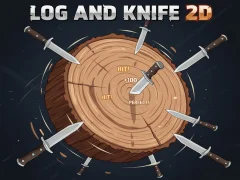 Hra Log And Knife 2D online