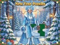 Hra New Year Puzzles online