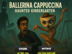 Hra Ballerina Cappuccina Haunted Kindergarten online