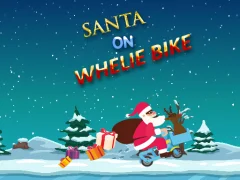 Hra Santa On Wheelie Bike online