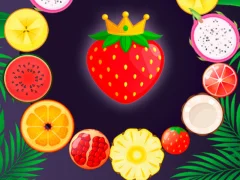 Hra Fruit King Merge online