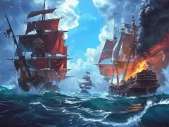 Hra Pirate Ships: Build and Fight online
