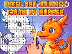 Hra Draw picture by numbers Pixel Art online