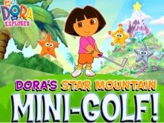 Hra Dora The explorer Dora's Star Mountain Mini-Golf online
