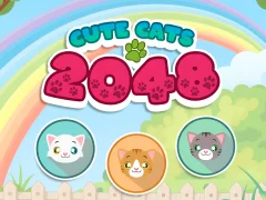 Hra Cute Cats 2048 online