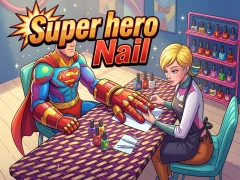 Hra Super hero Nail online