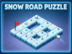 Hra Snow Road Puzzle online