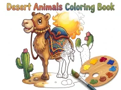 Hra Desert Animals Coloring Book online
