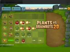 Hra Plants vs Brainrots 2D online